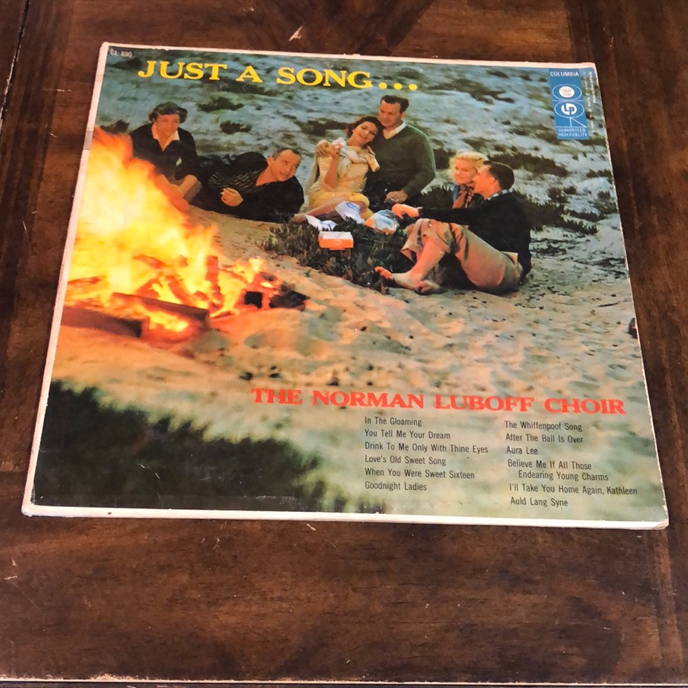 LP Vinyl Record Just a song… The Norman Luboff Choir the cover does show wear